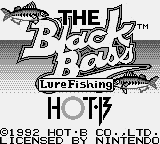 Black Bass - Lure Fishing Title Screen